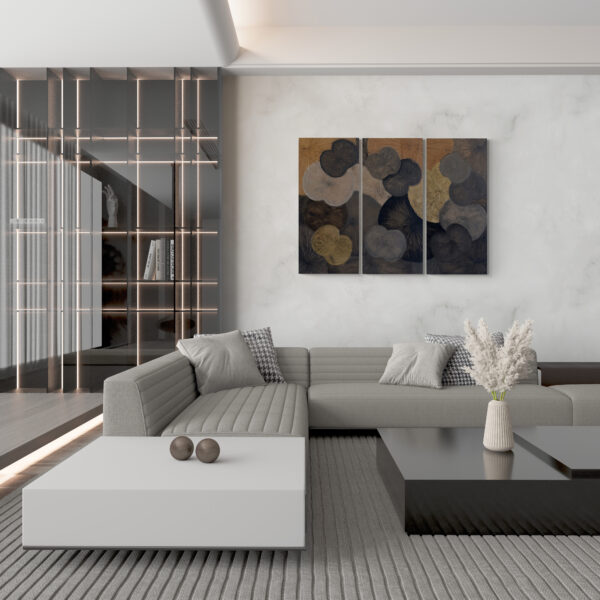 Eternal Stillness - 40 x 90 cm triptych