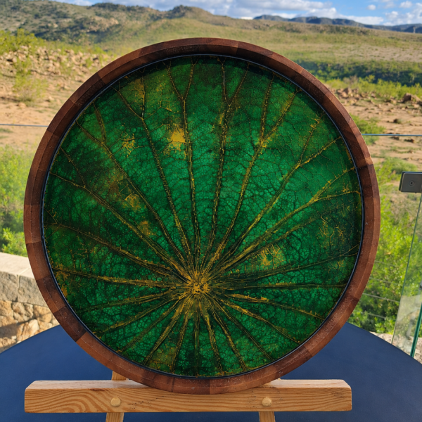 Green deep Tray 41 cm